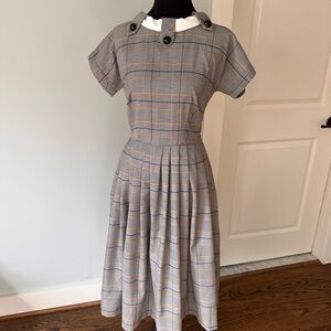 Plaid Gray Dress